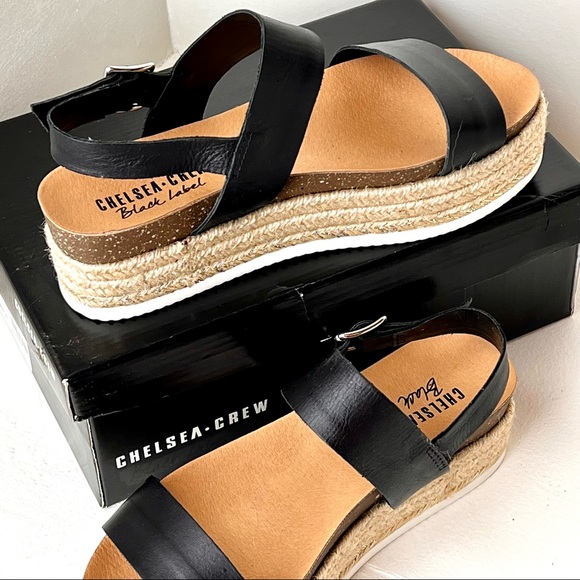 chelsea crew Shoes - CHELSEA CREW Colby Leather Espadrille US 7